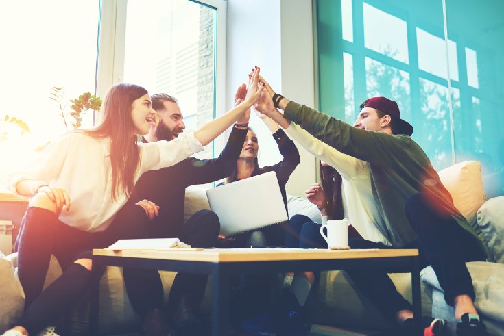 Muchas empresas también hacen sesiones de coaching grupales