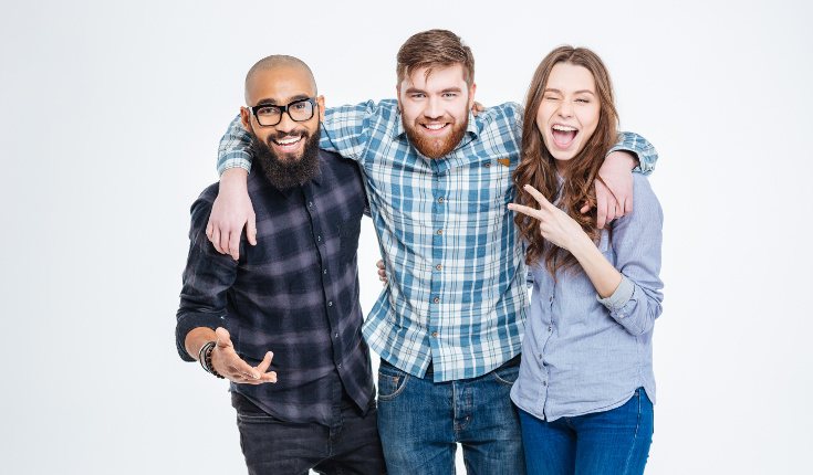 Vete conformando un círculo de amigos positivo