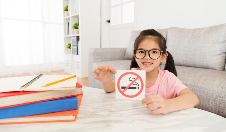 Un límite muy claro es que no se fume delante de niños pequeños